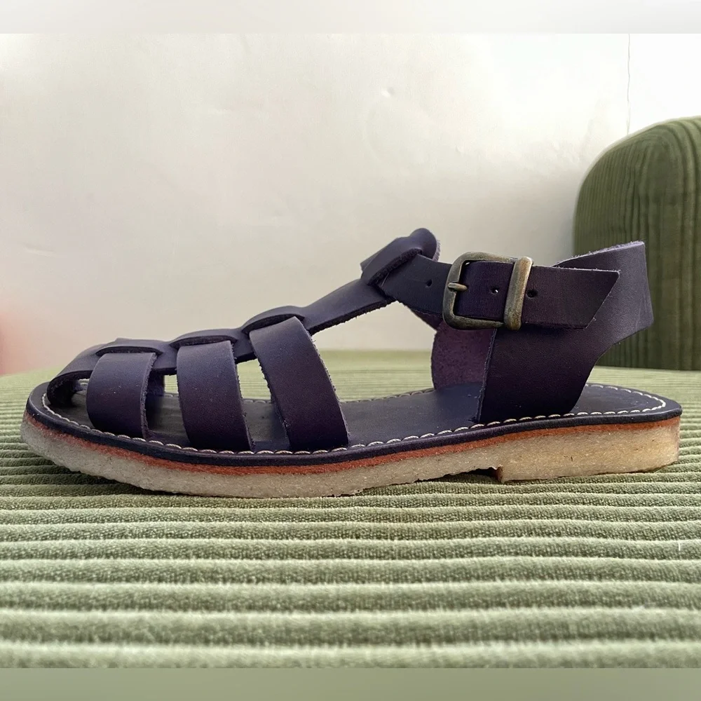 Duckfeet Ringkøbing Fisherman Sandals in Plum - Picture 2 of 8